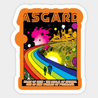 Asgard Home of Odin Sticker